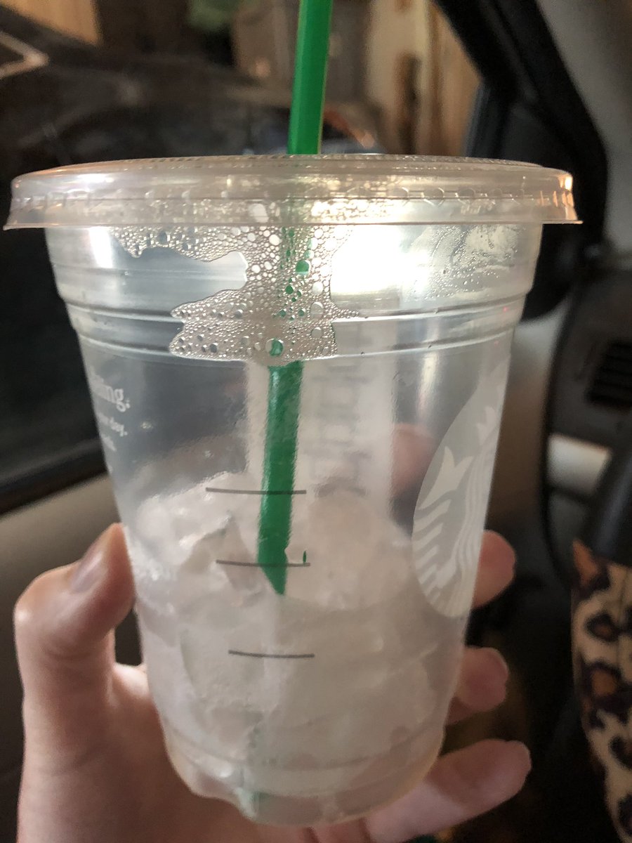 Miss_Allison_D's tweet image. What part of LIGHT ICE do @StarbucksCanada baristas NOT understand!?! 🤷🏼‍♀️ my cup shouldn’t be HALF full of ice still when I’m DONE IT! There should be 1/4 this amount of ice if any still at all! #starbucks #starbucksproblems