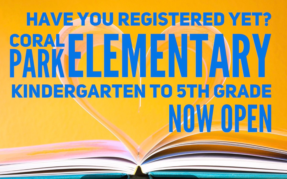JuankyDiaz's tweet photo. #whatareyouwaitingfor #registrationisopen #bestschool #bepartofthefamily @CoralParkElemS @AileenVega123 @cpe_prek call 305-221-5632 for #moreinformation https://t.co/9Jo7BRWdkN