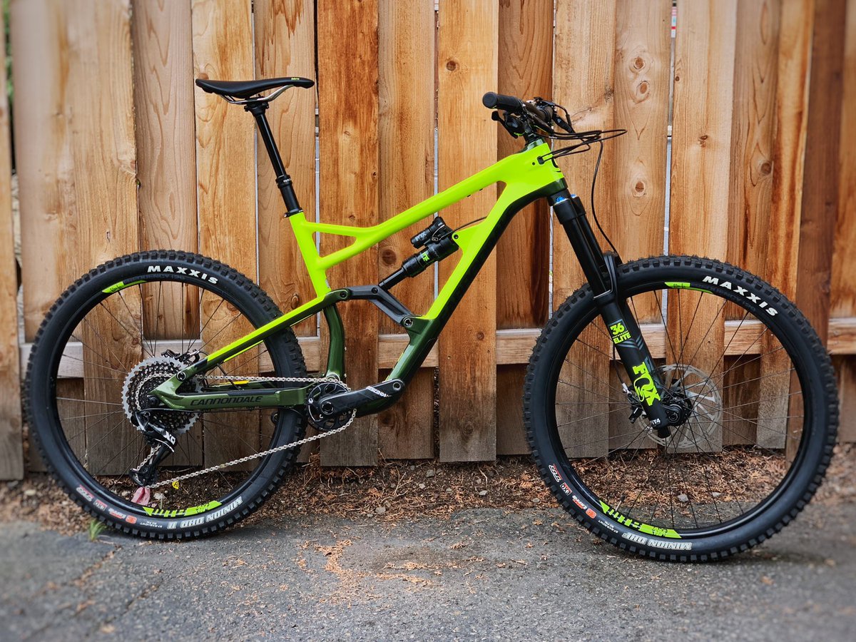 greggscycle's tweet image. Need a little color on this gloomy day? Check out the @ridecannondale Jekyll! This capable all-mountain bike is perfect for northwest single track. Come by and try one out!