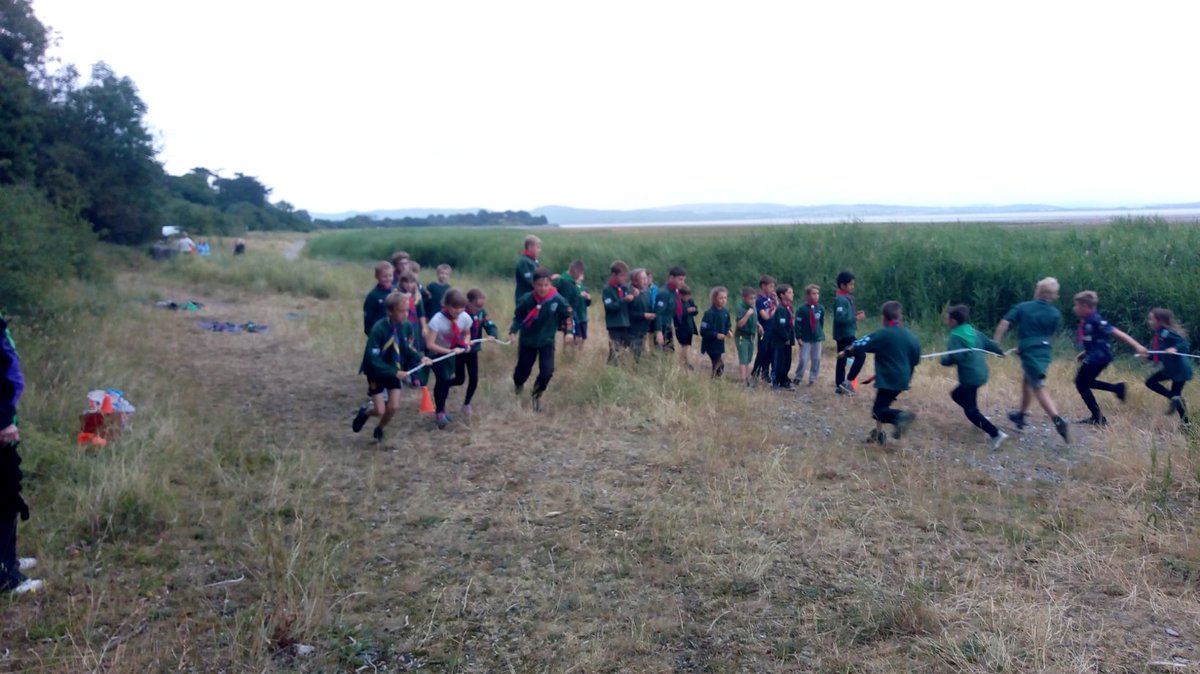 17BarrowScouts's tweet photo. Scrabble #WideGame, food, silly races - great end of term night with @1st7thBarrow at @WoodlandTrust's Sea Wood https://t.co/bLe88nDpPK