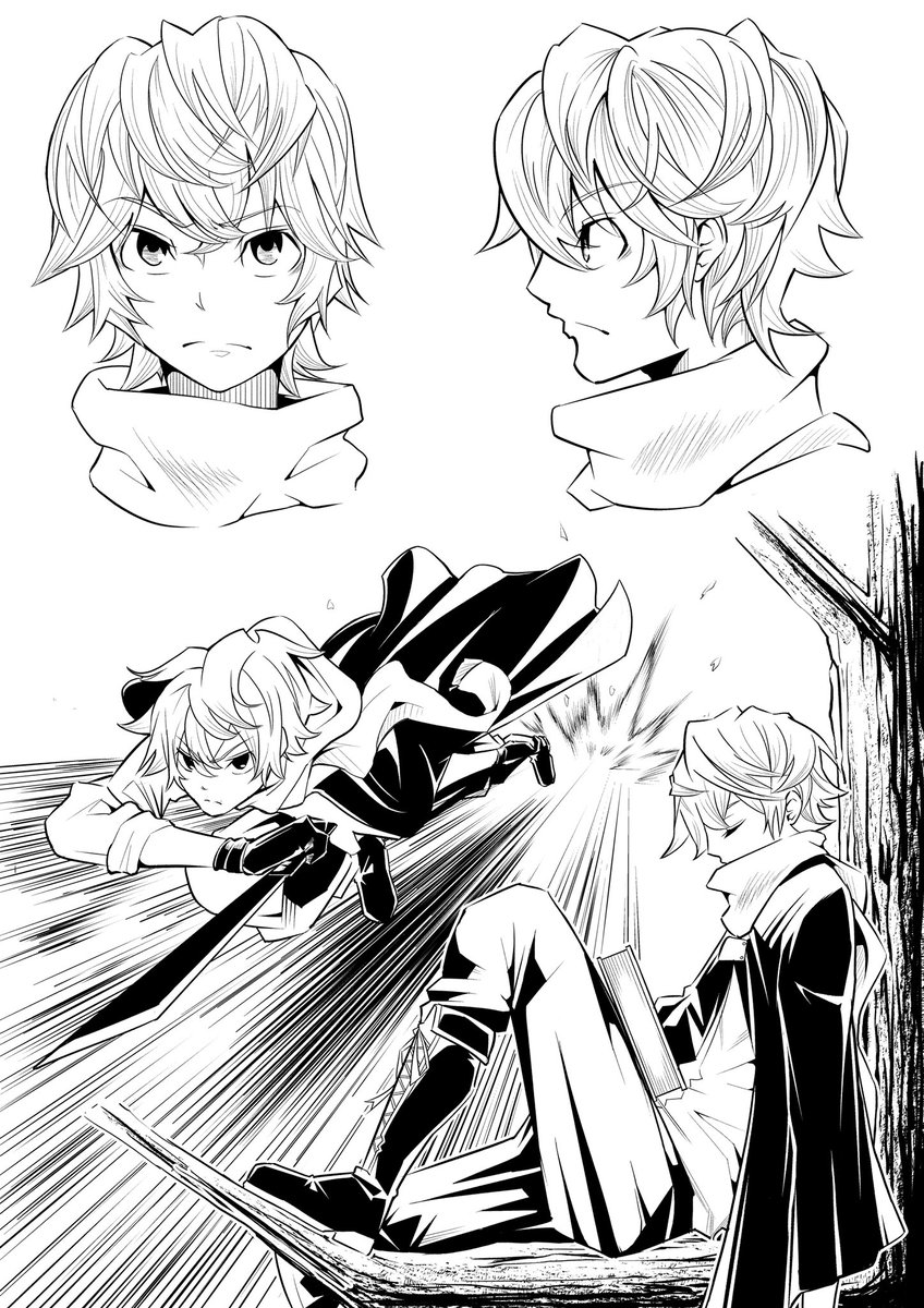 #夏の創作クラスタフォロー祭り
#漫画家志望さんと繋がりたい
#漫画家志望さんと仲良くなりたい
#絵描きさんとつながりたい
#絵描きさんと仲良くなりたい
なんとか徹夜で四人のキャラクターデザイン間に合ったー!
最近で一番男描いてるわ、、、