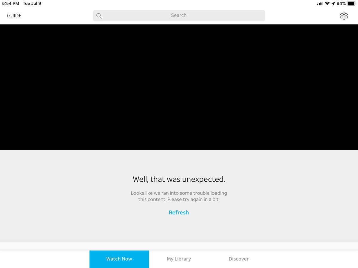 rwoodard33's tweet photo. Hey @directvnow &amp; @directtvnowhelp, while I agree this is “unexpected”, I can think of several more words it is as well. Like....stupid, unreliable, dumb, happens too much, new normal, &amp; reason to switch are ones right off the top of my head. 

#directtvnow https://t.co/5LUFkwdeHK