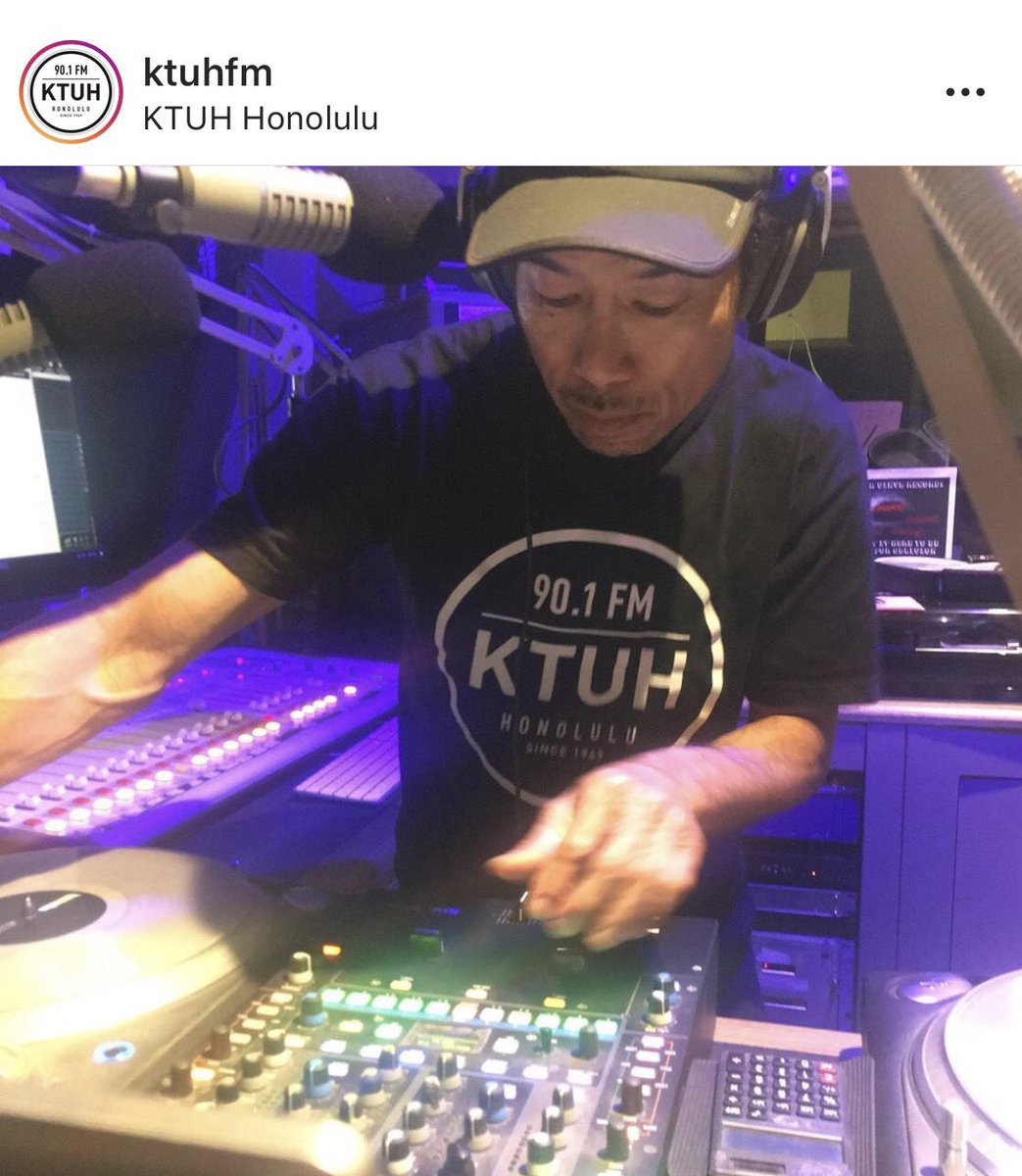 djnocturna's tweet photo. My buddy #DJRhombus was sure rocking the airwaves this morning @ktuhfm for the Alumni Takeover ! Amazing DJ !!  David Lum
#KTUH https://t.co/IFeZzfUUtx