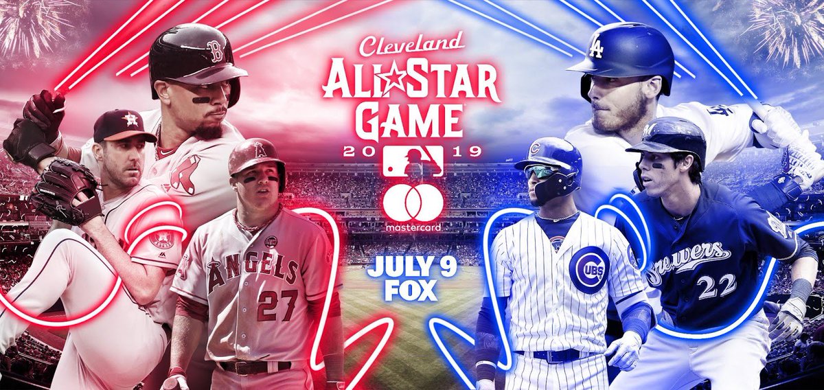 KatCressida's tweet photo. Summer NITES mean Summer STARS 🌟-
LOOK OUT
#BaseballFans ⚾ gettin their MONEY’S WORTH-
#MLBStars rockin 🎸CLEVELAND for #MLBAllStarGame!
WHICH #MLBLeague are YOU TOASTING 🍻??
 
#LABleedsBlue w/ BELLINGER, MUNCY n #DodgersBullpen!
@TMurph207 @Alinapoddig
https://t.co/Tm0KPLo8Nu https://t.co/5uFWaMbMpc