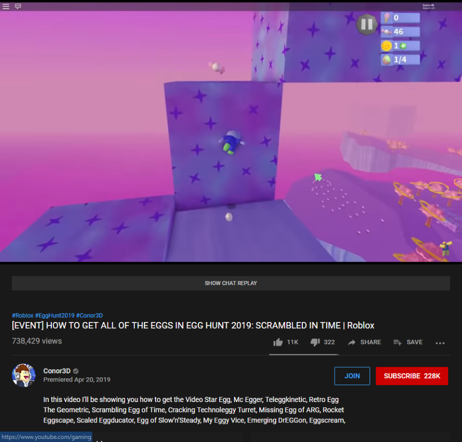 Kreekcraft On Twitter Roblox Youtubers Youtube Has Begun Striking Roblox Channels Because It Thinks Https T Co 3pnyeditgx Is A Scam Website Numerous Youtubers Have Already Gotten Strikes Because Of This Teamyoutube You Guys - how to get the mc egger egg hunt 2019 scrambled in time roblox egg hunt 2019