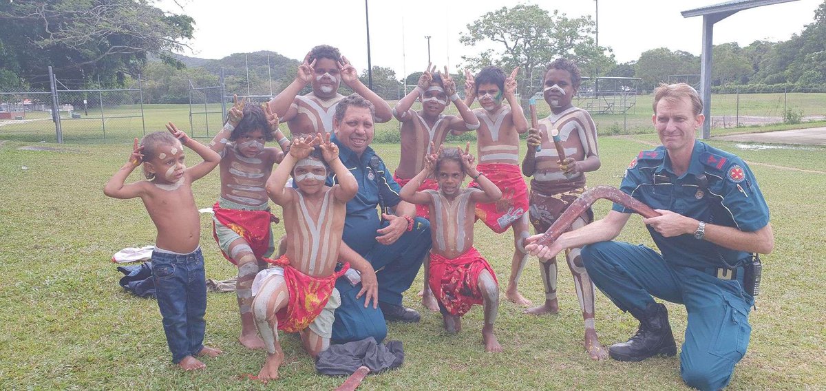 QASCairnsRegion's tweet photo. Officers from @QldAmbulance @QASCairnsRegion took part in more #NAIDOC2019 events yesterday at Yarrabah. Has been a wonderful week of celebrations!! https://t.co/pqEWGR6eoj