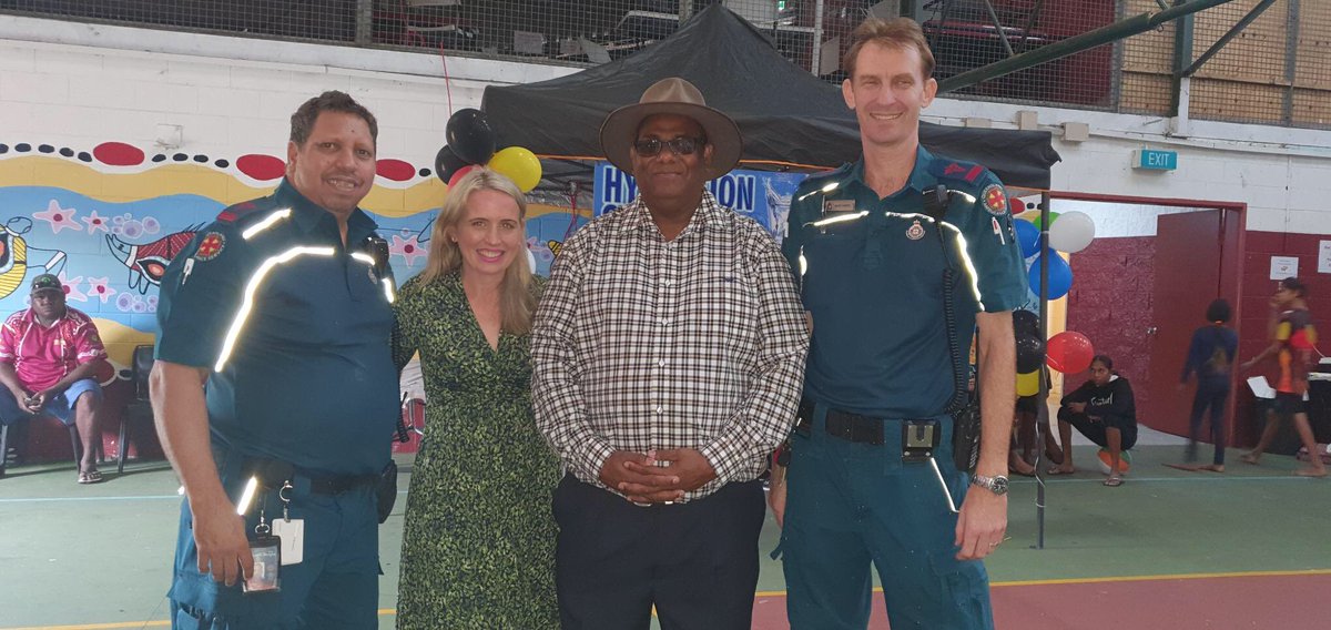 QASCairnsRegion's tweet photo. Officers from @QldAmbulance @QASCairnsRegion took part in more #NAIDOC2019 events yesterday at Yarrabah. Has been a wonderful week of celebrations!! https://t.co/pqEWGR6eoj
