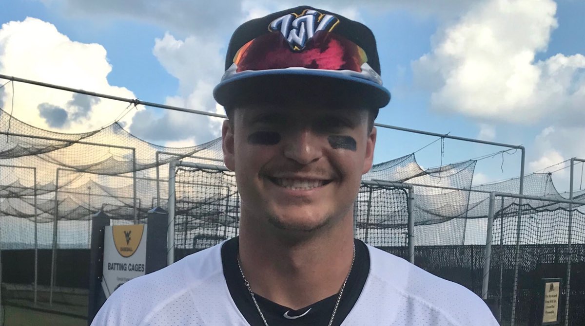 iubase17's tweet photo. Congrats to Matt Gorski as he just hit his first home run as a pro. A first inning three run shot to give the @WVBlackBears an early lead. @ProBallHoosiers #iubase https://t.co/06DRbwi8dM