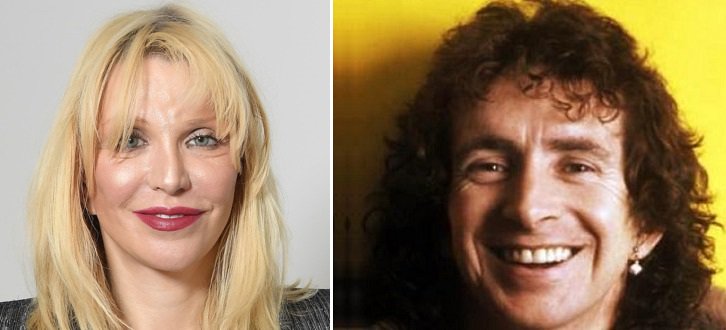  HAPPY BIRTHDAY ! Courtney Love  and (The Best) Bon Scott (RIP) 