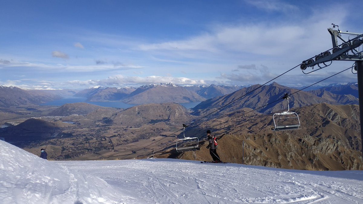 gtskinz's tweet photo. The view from @CoronetPeak  atop Greengates https://t.co/uBxgGbcRK8