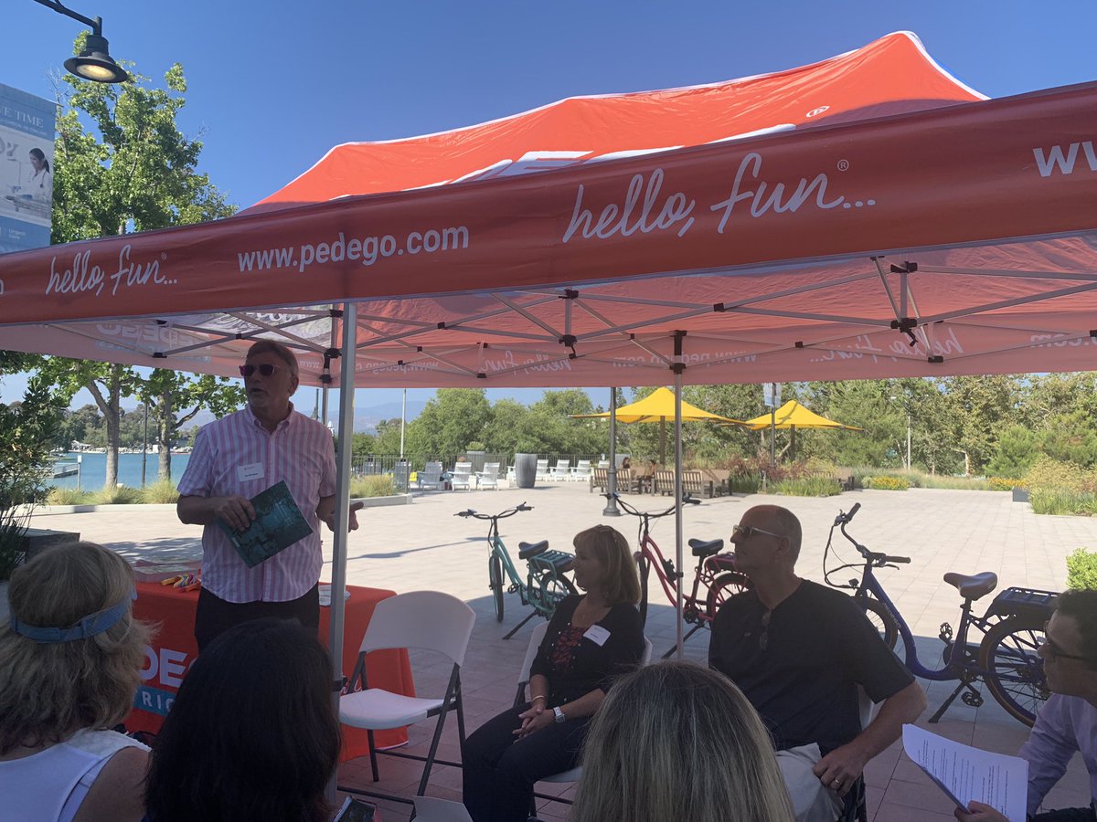 PeteATurner's tweet photo. Hanging with the @PEDEGO crew at the @iabcoc event! #sellingfun https://t.co/0ZWVpNRxB4