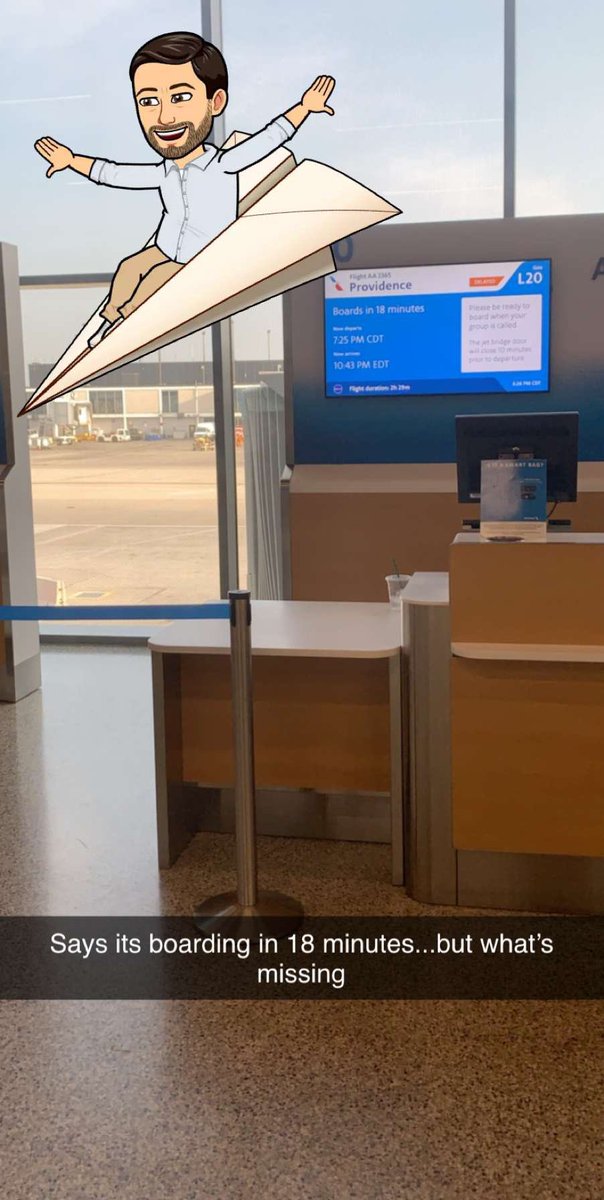 ShawnPMcCabe's tweet photo. Hey @AmericanAir gonna be heard to board a plane that isn’t even at the gate. Really crushing it this trip https://t.co/XeNkLvqxMh