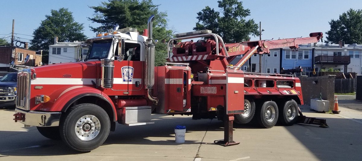 DCsBravest Rescue Squad 2 drilling with our heavy rescue crane, which