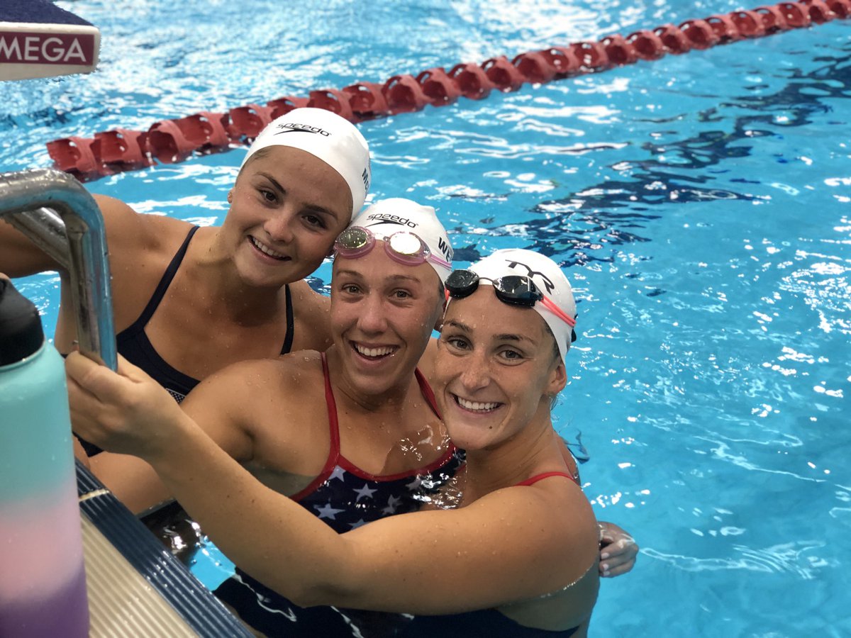USASwimming's tweet photo. Camp mood: 😄😄😄

11 days until #FINAGwangju2019! 🇺🇸 https://t.co/Zk0JcOr1br