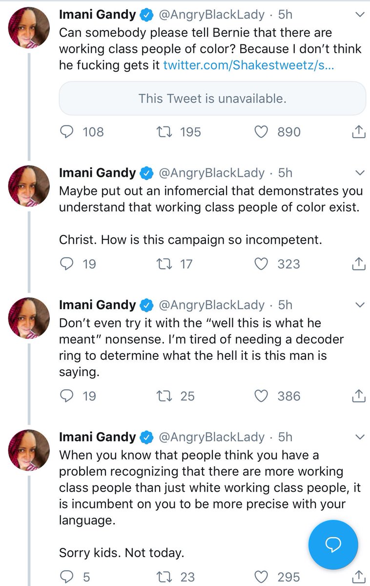 Christoph Imagine How Hard You Need To Try In Order To Get Outraged At Bernie S Statement Here Imagine Being Angry That Bernie Pointed Out That The Justice System Works In