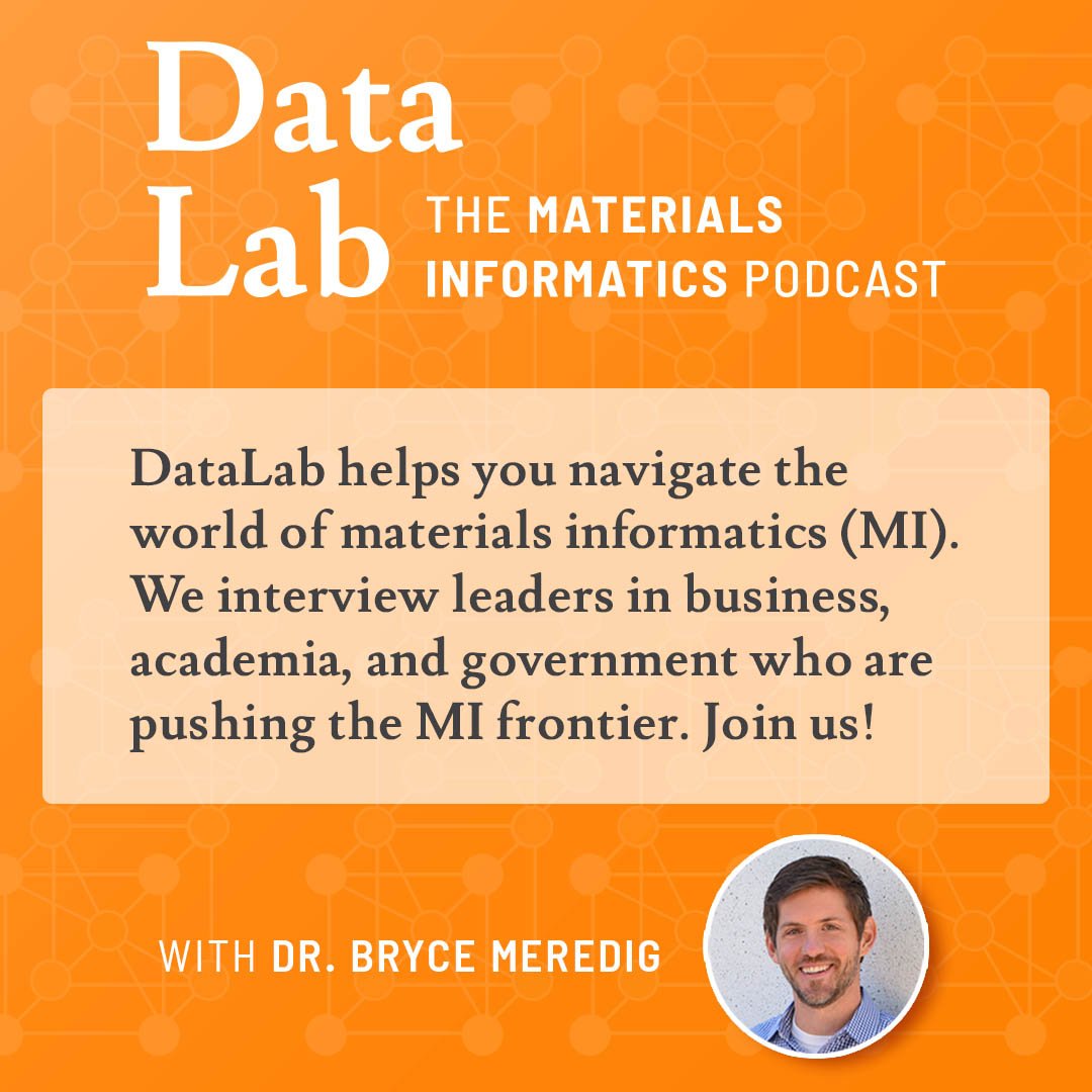 Citrine_io's tweet photo. Get ready for a new #DataLabPodcast episode coming this Thursday! Every month host @brycemeredig gets you the latest #AI #MaterialsInformatics #MaterailsScience news! Subscribe now. https://t.co/uVpeo89Oex https://t.co/lnzhGzC4qx