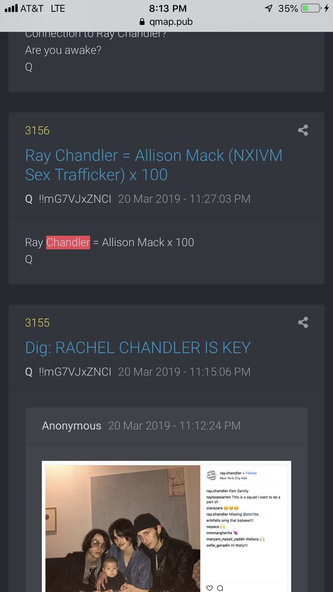 QAnon July 9 2019 - Rachel (Ray) Chandler