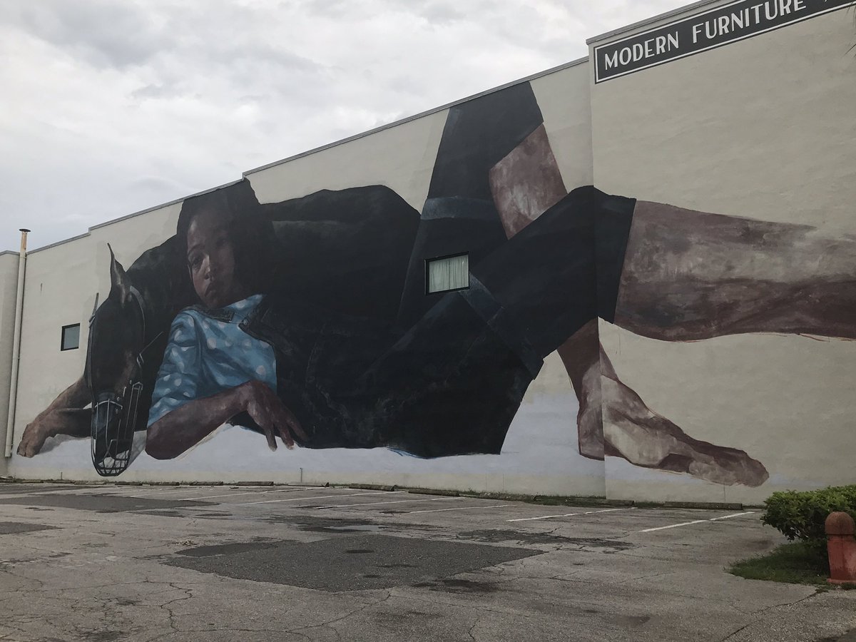 Mrs_VDS's tweet photo. Hey #SCNAPHuG out and about #muralhunting in St. Petersburg, FL #muralsstpete #urbanart https://t.co/5jOJ6rMLzZ