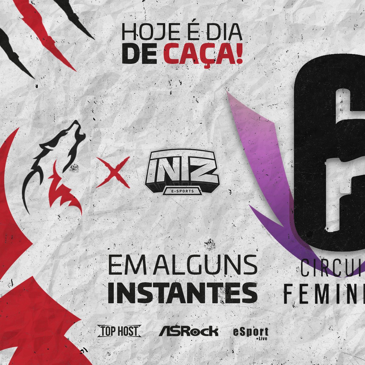 RDWEsports's tweet photo. [R6 #CFR6]

Hoje temos nosso jogo de decisão para saber se vamos garantir nossa vaga no Circuito Feminino na etapa GreenK! 

⚔ @INTZeSports
📺 https://t.co/ei1D47nadH

Interaja na live com a nossa hashtag! #GoRDW!

#GoRDW #ÀCaçaMatilha https://t.co/ZKRY1mMmCE