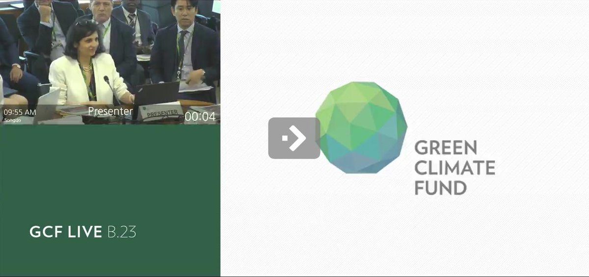 GCF_Eval's tweet photo. Missed the #GCFB23 discussion of the #IEU Forward-looking Performance Review? Watch as @Jo_Puri presents the #IEU findings & recommendations to make the #GCF more:
✔️transparent
✔️innovative
✔️predictable
✔️speedy
✔️impactful
https://t.co/h1tT56NUHc @GCF_News
#IEUB23 https://t.co/piX8YpZaTR