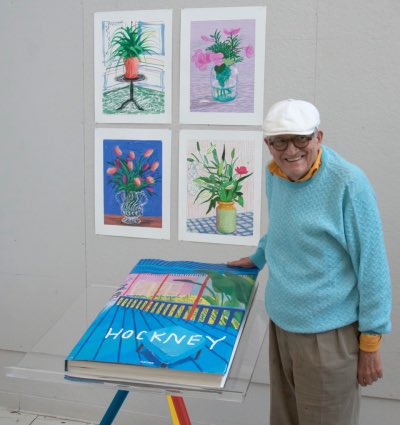 Wishing a very Happy Birthday to the always colorful David Hockney       