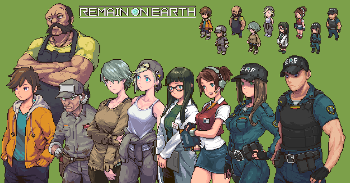 「Hello!! #PortfolioDay, 
I am a game deve」|ウマー / 個人ゲーム制作のイラスト