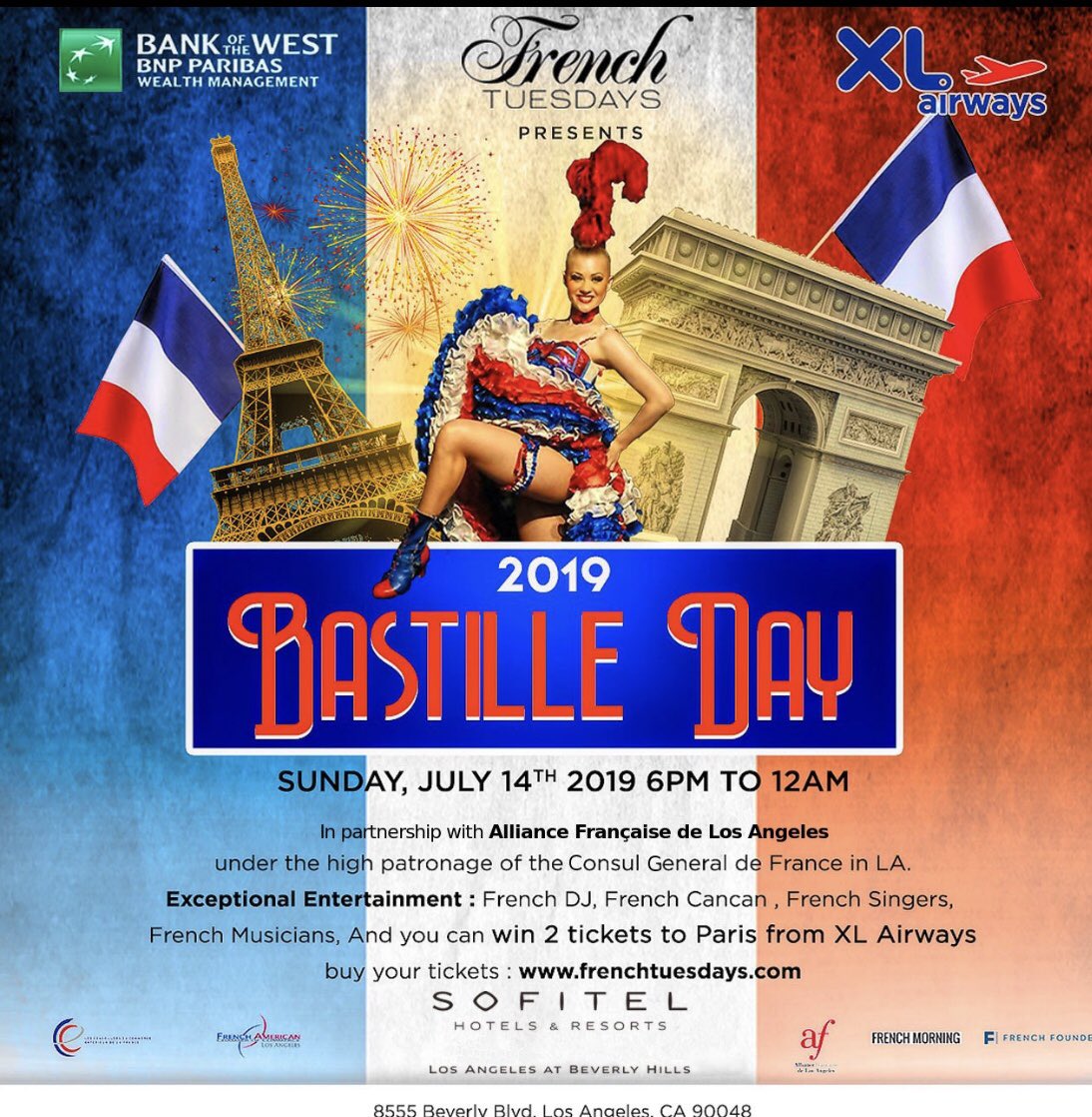 SHenckell's tweet image. Anyone want to celebrate Bastille Day with me Sun July 14th let me know. You can be my guest. Raffling off 2 RT tickets lax-Paris on XL Airways!