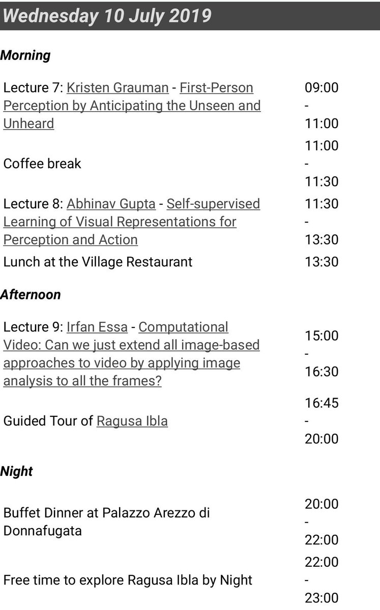 Ready for another long day (9-23) at #icvss2019! <a href="/icvss/">ICVSS</a>