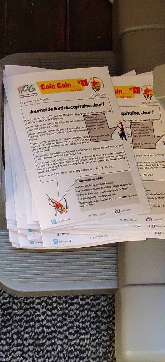 Le Coin Coin numéro 1 est prêt pour l'ouverture du #FlipParthenay aujourd'hui à 14h.
À tout à l'heure.
Et ce soir à 19h, la première FlipTV de la 34ème édition
#J2S #Boardgame #JeuDeSociete #Parthenay #jeu #JV #DeuxSevres