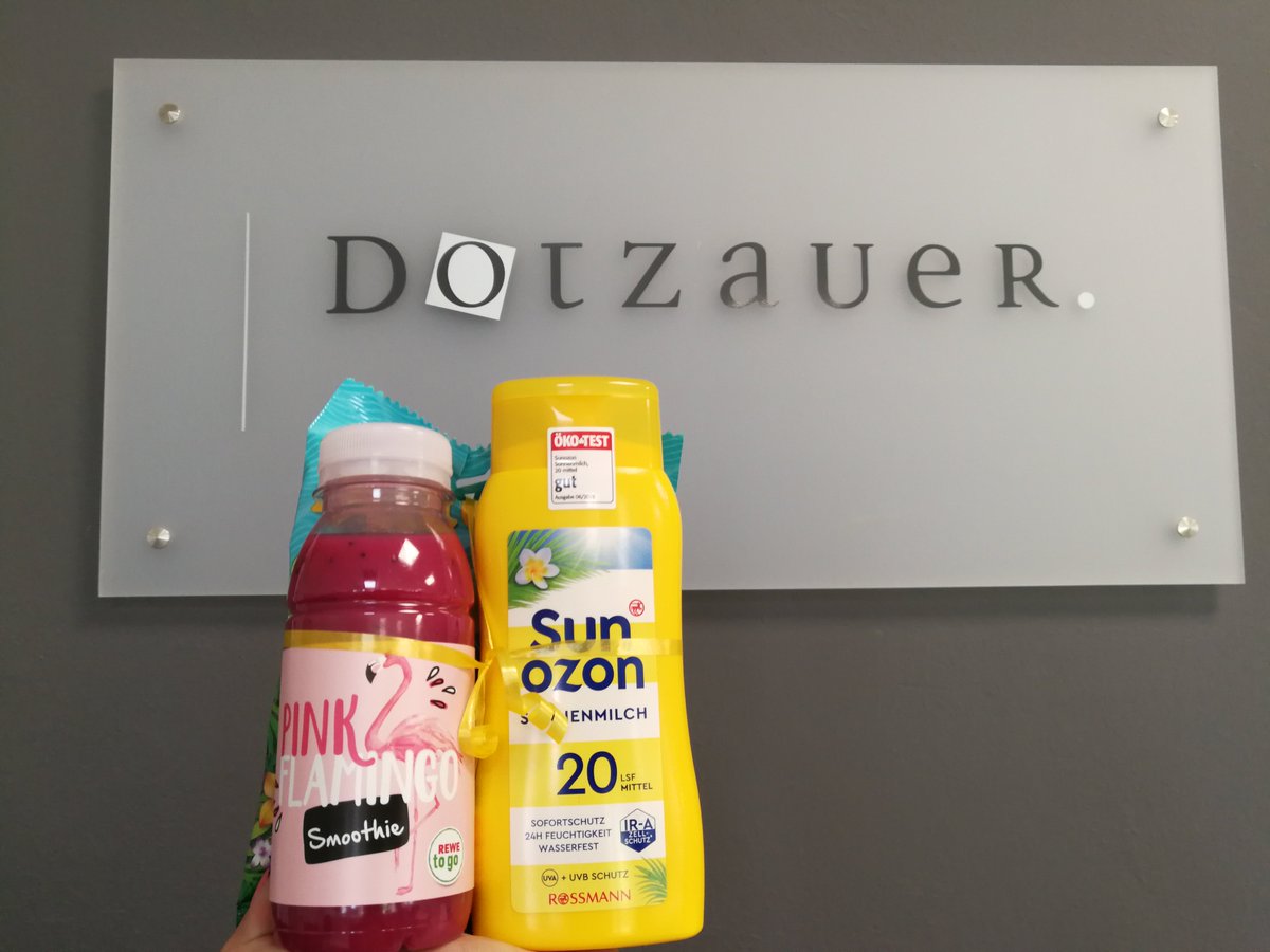 Diese Woche als kleine #Überraschung für unsere Zahnärzte.🎉 Ein kleines #Sommerpaket: Perfekt für die sonnigen Tage.🌞