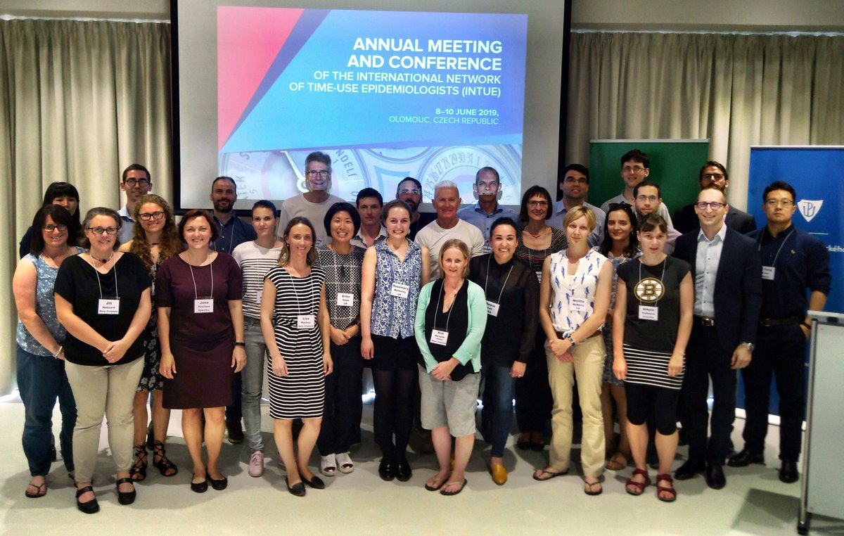 <a href="/INTUE_/">INTUE</a> had fruitful annual meeting and conference in Olomouc, Czech Republic, attended by 31 time-use epidemiologists from 13 countries. The Conference Programme and Book of Abstracts can be downloaded here intue.org/wp-content/upl…. See you in June 2020 in New Zealand!