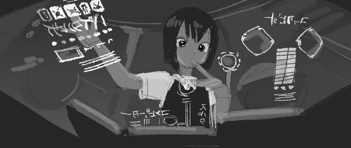 昼休み使いつつ…ちまちま描いてる。ペニーちゃんほんと可愛い😊❣️ 