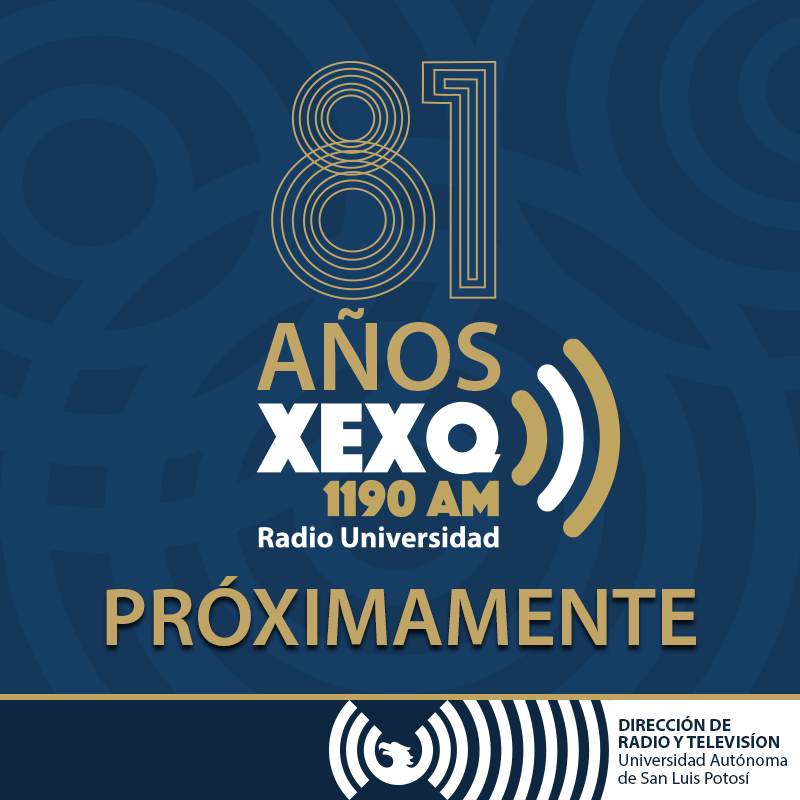 radiotvuaslp's tweet photo. ⚠️🎙🔜 Alerta de Spoiler
Se acerca nuestro 81º #aniversario de #AM en la #DRTVUASLP https://t.co/xQovZU49CY