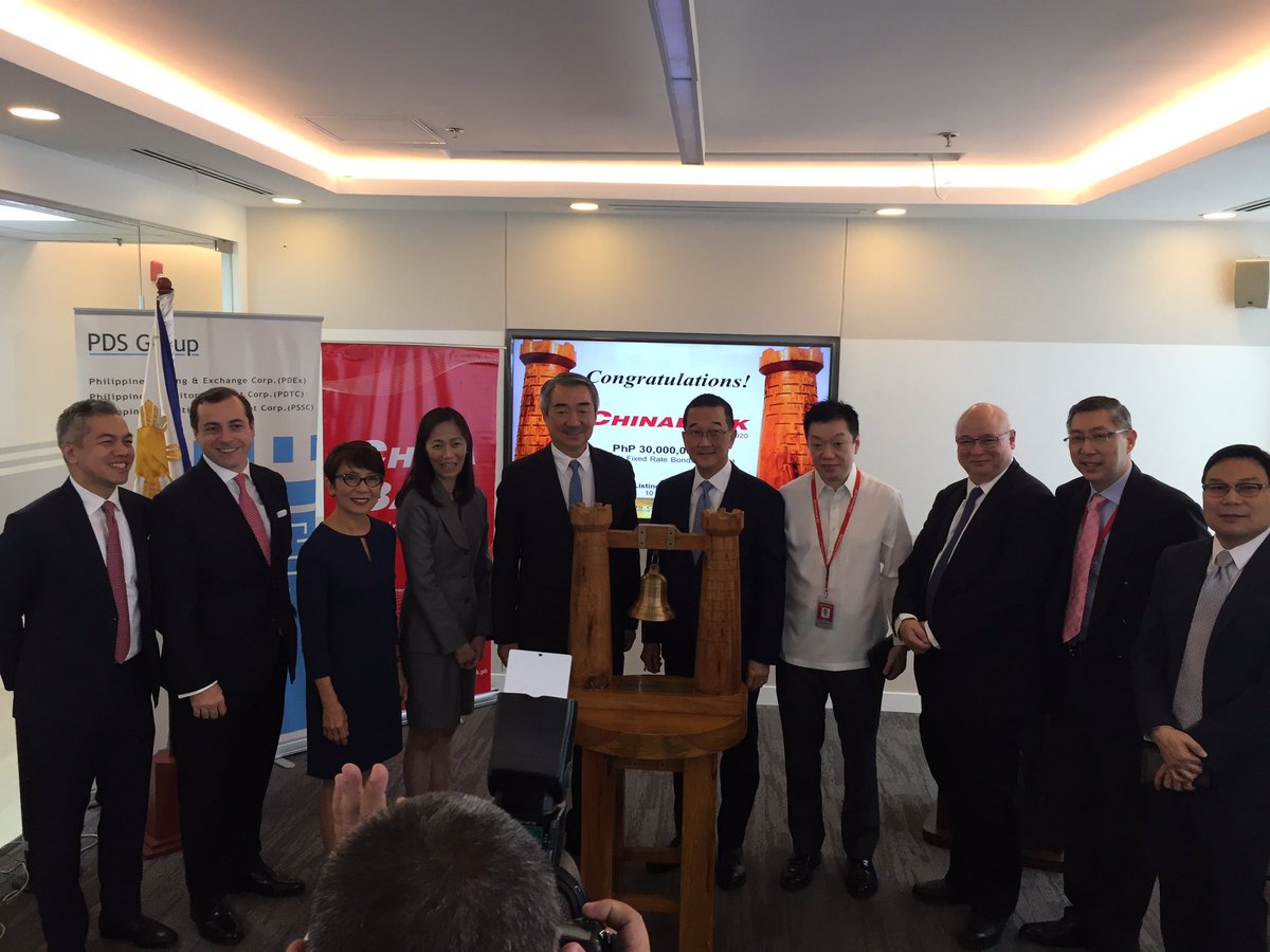 karlvidal's tweet photo. .@chinabankph issued P30 billion in 1.5-year peso-denominated bonds, upsized from the initial target of P5 billion. @bworldph https://t.co/iCTu8gWdcy