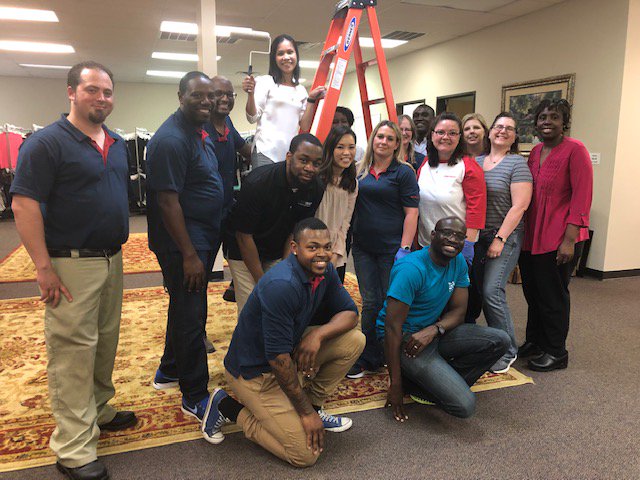 Thank you to local CVS Store Managers from coming to help at our new building today. They painted, fixed lights, stocked our food bank and helped in so many ways. We truly have the best volunteers in the world. Thank you all!

Brenda Jackson and Dottie  
icanstillshine.org