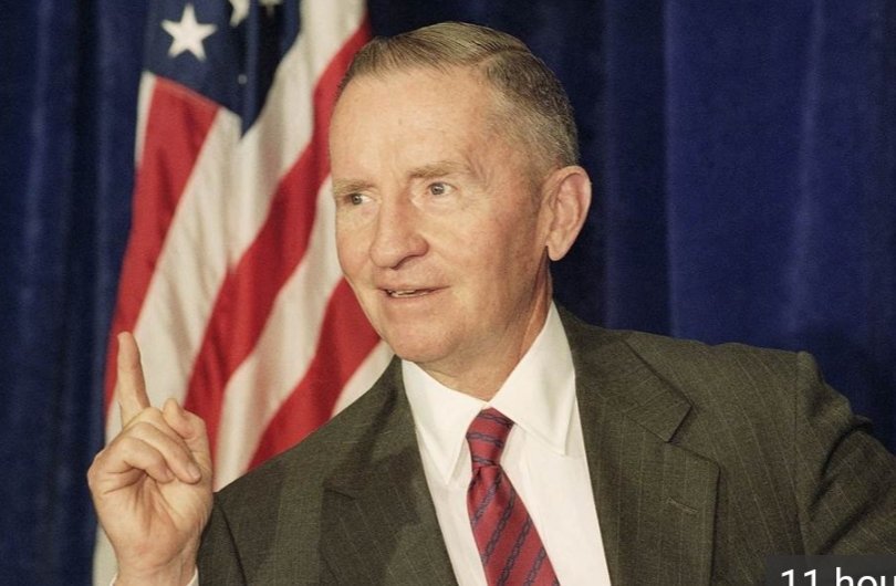 Brown806's tweet photo. True Patriot Ross Perot dies 89 yrs old...On the Wings of Eagles outlines his successful extraction of American citizens from an Iranian prison. #RossPerot #OnTheWingsOfEagles
#Patriots #MAGA https://t.co/Ippwyht4Nn