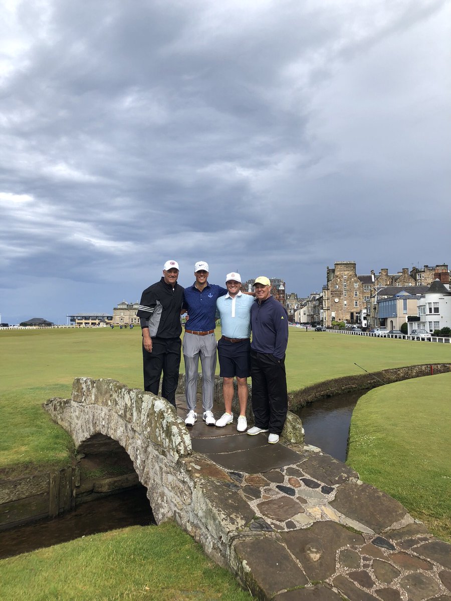 Bucket list trip with @taylorlamb13! It doesn’t get much better! @trumpturnberryscotland, @royaltroongc @prestwickgolf @northberwickgolfclub @thehomeofgolf @kingsbarnsgolflinks @crailgolf @carnoustiegolflinks #9courses7days #ScotlandGolf