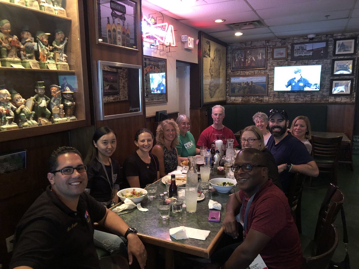 dherard1's tweet photo. The New England CSTA crew celebrating a shared Irish heritage 😉 @ Seamus McCaffrey. https://t.co/DFUu5L0e6h