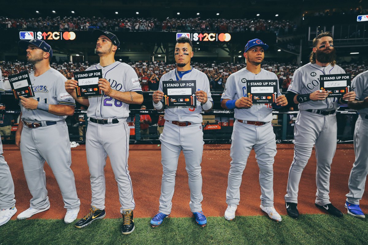 MLB's tweet photo. Today, and every day, we @SU2C together. https://t.co/Wlmgcgv132