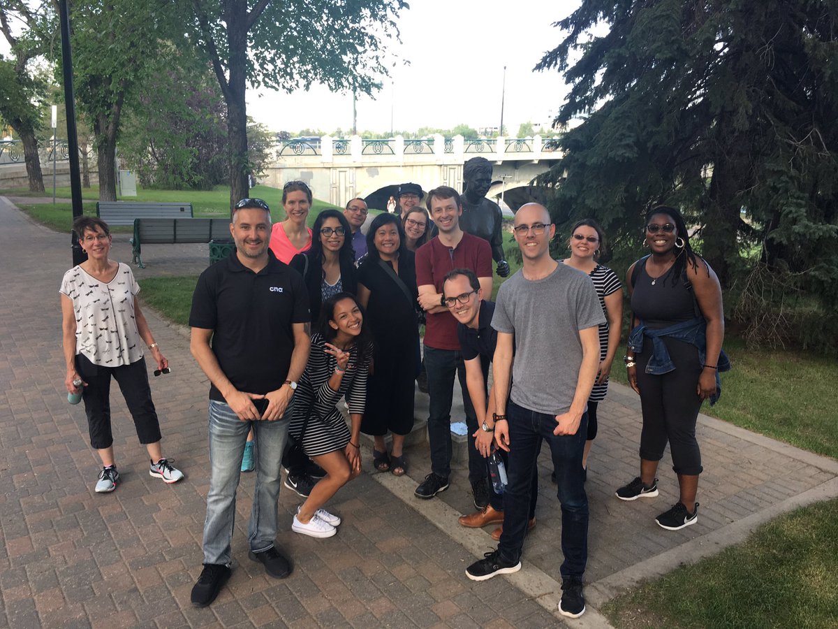 #pseweb folks out for a walk in #Saskatoon
