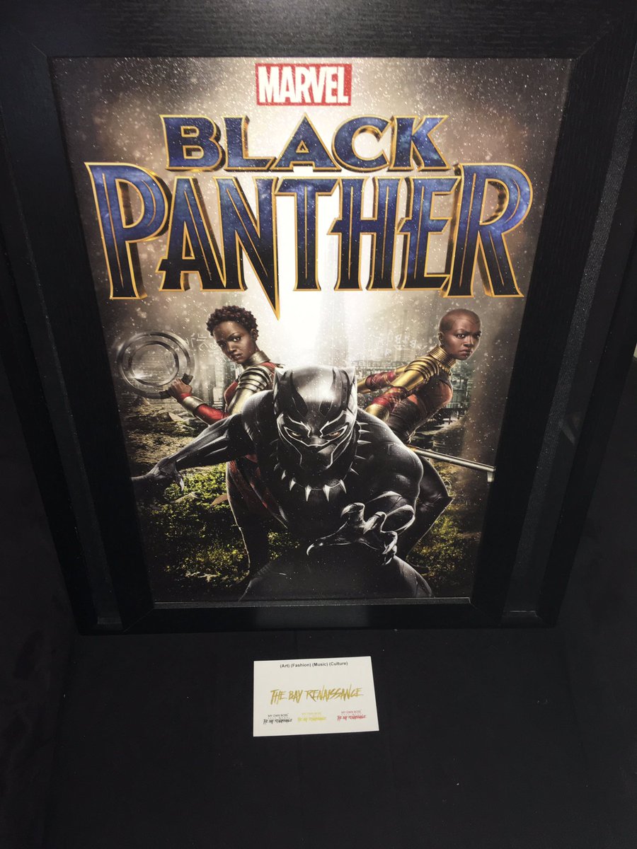 bay_renaissance's tweet photo. #MarvelBlackPanther #art #FramedArt π #OriginalArt #Acrylicart #MovieMemorabilia #MoviePremiere #Sanfrancisco #Oakland #Berkeley #Sacramento #LosAngeles #VisualArt #BlackArt #KingTchalla #Nakia #Okoye #artistsoninstagram #Painting #ArtEvents #LSAMSArtCollection https://t.co/SZrmVnbSUZ