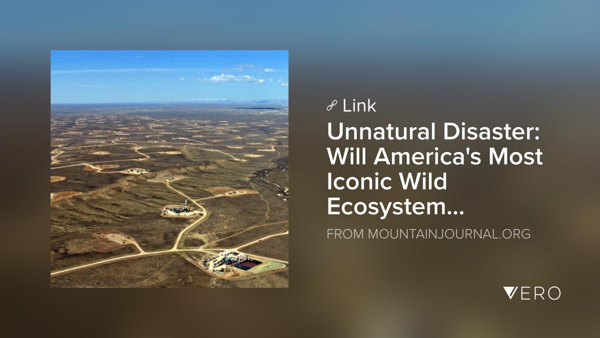 JohnFrieh's tweet photo. https://t.co/hkVnH8joqM - When I consider the implications of this article for  a number of places that are near and dear to my heart, it makes me sad. Come see the west while you still can. @VeroTrueSocial https://t.co/k4El2hz6zZ