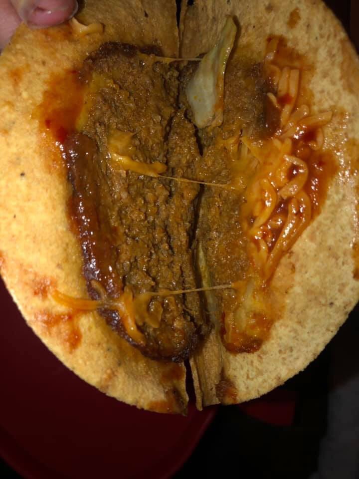 Is this a Burger King “taco” or the ass of someone who just ate Taco Bell? 🤔🤷🏻‍♂️