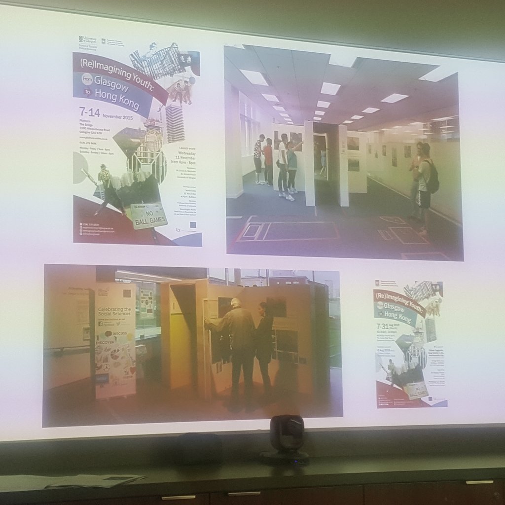 LisaDurnian's tweet photo. Using installations to present research findings in Scotland and Hong Kong @CrimeJusticeQUT @SusanABatchelor https://t.co/8MWcBqwMhY