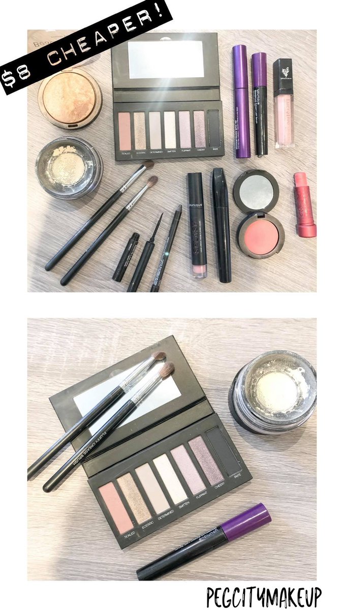 ajmacdonald79's tweet photo. Believe it or not, but the top photo is $8 LESS than the bottom photo!  😮 #pegcitymakeup https://t.co/VfMrNoyhk4
