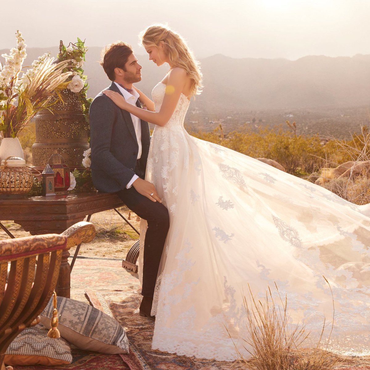 bestforbride's tweet photo. Rosabel (Style 2076) by #Morilee is an A-line tulle gown wiith frosted lace appliquรฉs.๐พ#BestForBride https://t.co/EpBnGr107Z