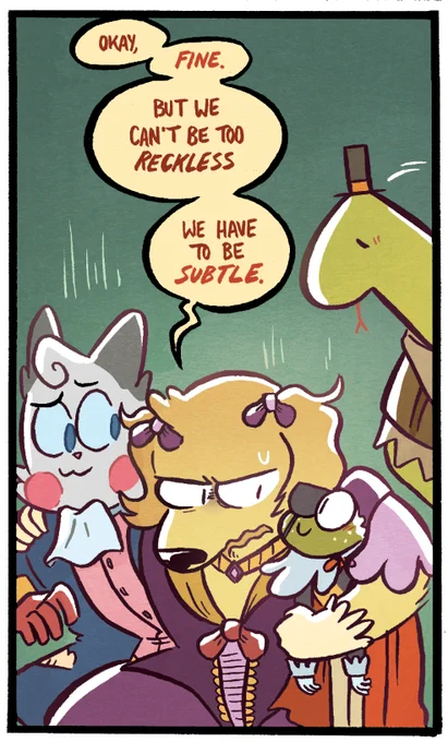 looking through the first section of #dungeoncritters again......I love this panel 
