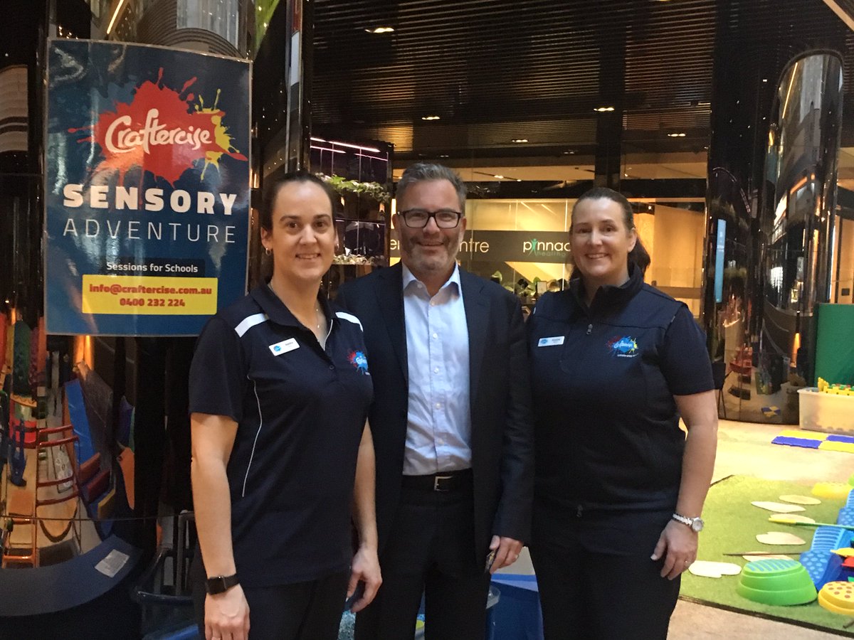 Plenty of energy today in Head Office with a children’s marketplace for ANZ staff &amp; their families.  The marketplace featured a diverse range of ANZ customers, including Amanda and Aleisha from Craftercise <a href="/Craftercise1/">Craftercise</a> <a href="/isaac_rankin/">Isaac Rankin</a>