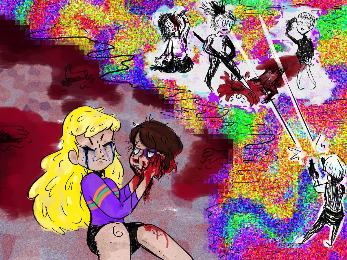 uh ooooh
#ArtistOnTwitter #oc #trippy #psychedelic #trippyart #goreart #creepy #horror #animator #psychic