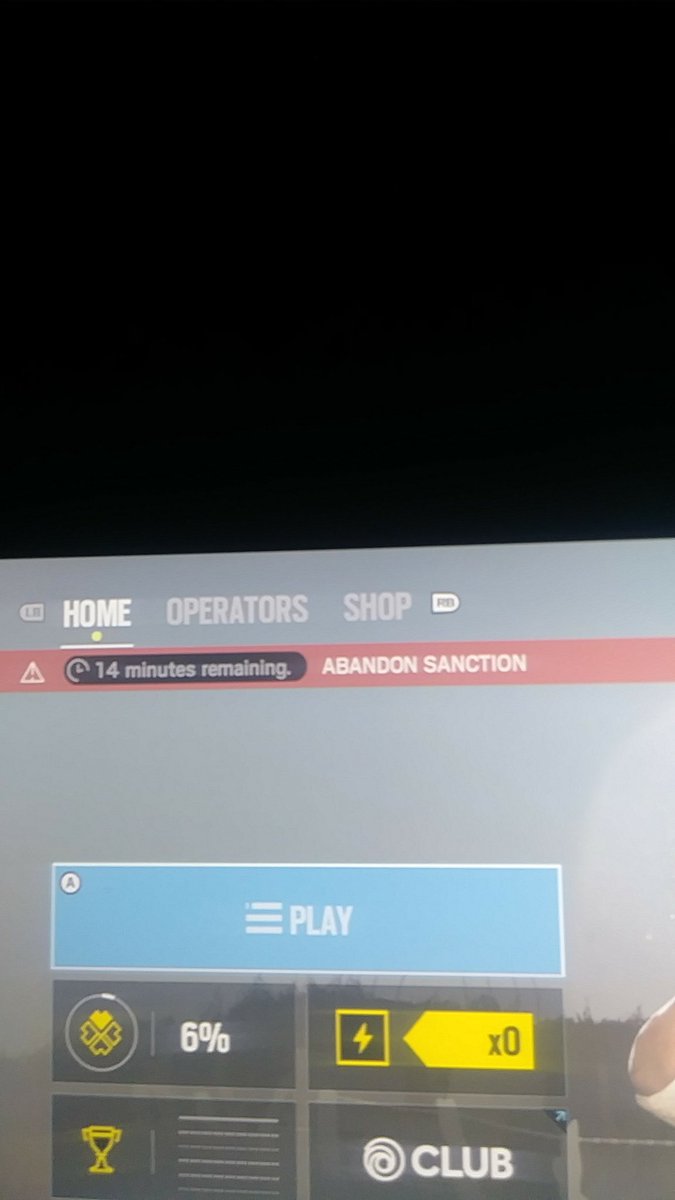 DestroyerPuddin's tweet photo. @Ubisoft @Rainbow6Game. My group on xbox out of no where got 6000+ ping and got removed from a ranked match. 10 seconds later we get and abandon sanction! We all live in the same area and had no idea what happened or had enough time to join back. What is going on here!? This's bs https://t.co/GNGj1VI8AL